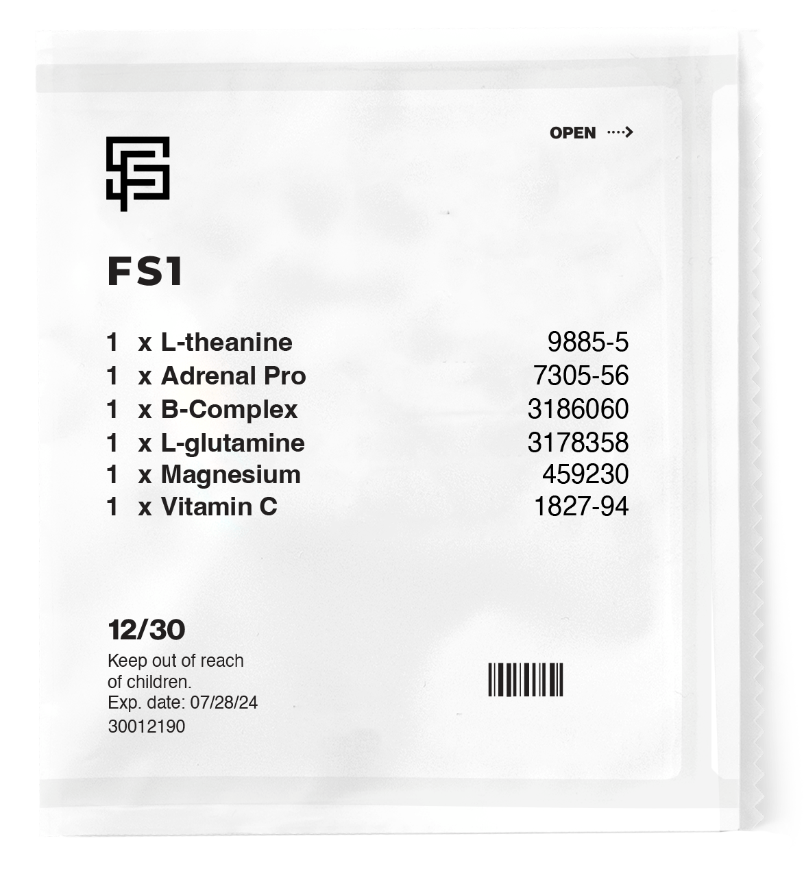 FS1: Beginner Sobriety Supplement Pack