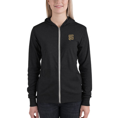 Healthy AF Unisex zip hoodie